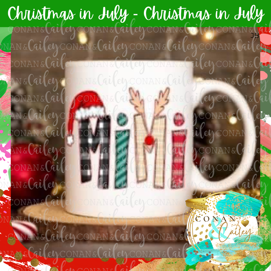 Christmas Mix Alpha Coffee Mug