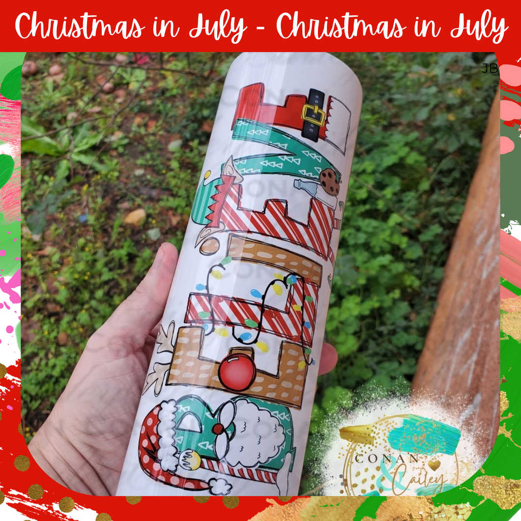 Believe Christmas Elf Alpha Tumbler