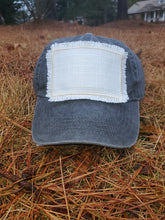 Load image into Gallery viewer, 10 Bundle of VANILLA Rectangle Raggy Hat Patches Satin Stitch
