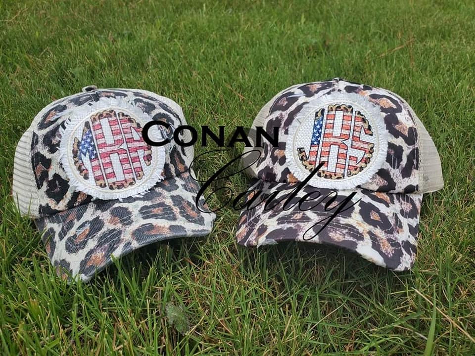 Criss Cross Baseball cap with monogrammed patch
