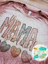 Load image into Gallery viewer, Hand Bleached MAMA Hearts Tee
