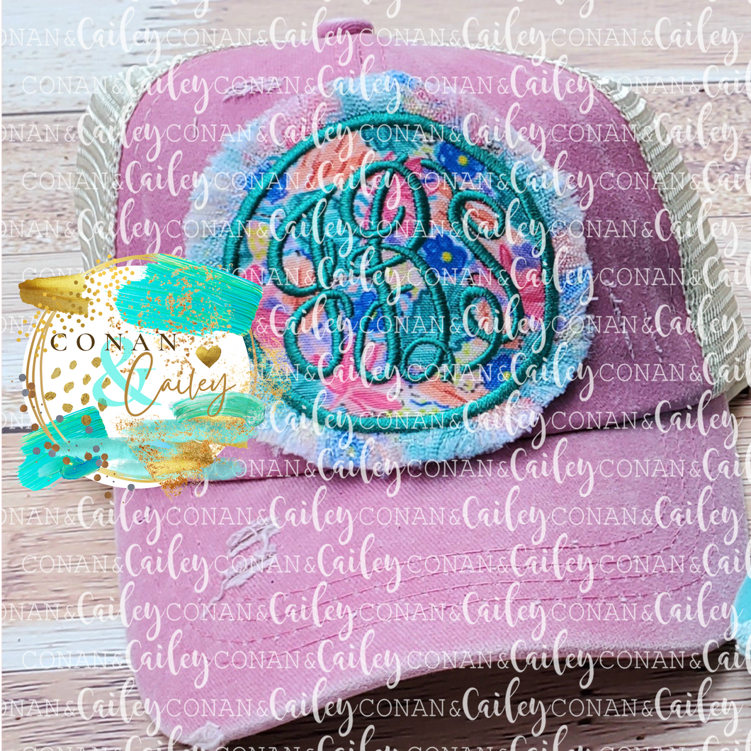 Spring Floral Pink Hat Mock Up Interest Image