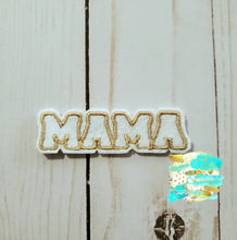 Load image into Gallery viewer, Bundle of 10 MAMA SATIN Metallic stitch Blank VARSITY Patches
