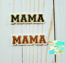 Load image into Gallery viewer, Bundle of 10 MAMA SATIN Metallic stitch Blank VARSITY Patches
